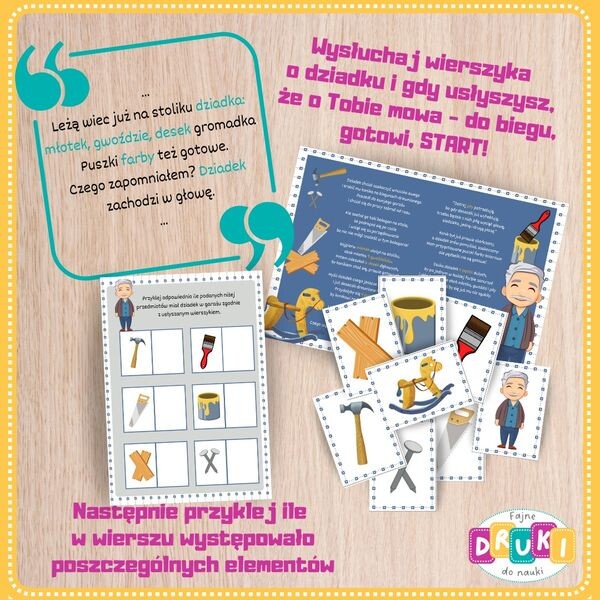 Zabawa z wierszykami o babci i dziadku
