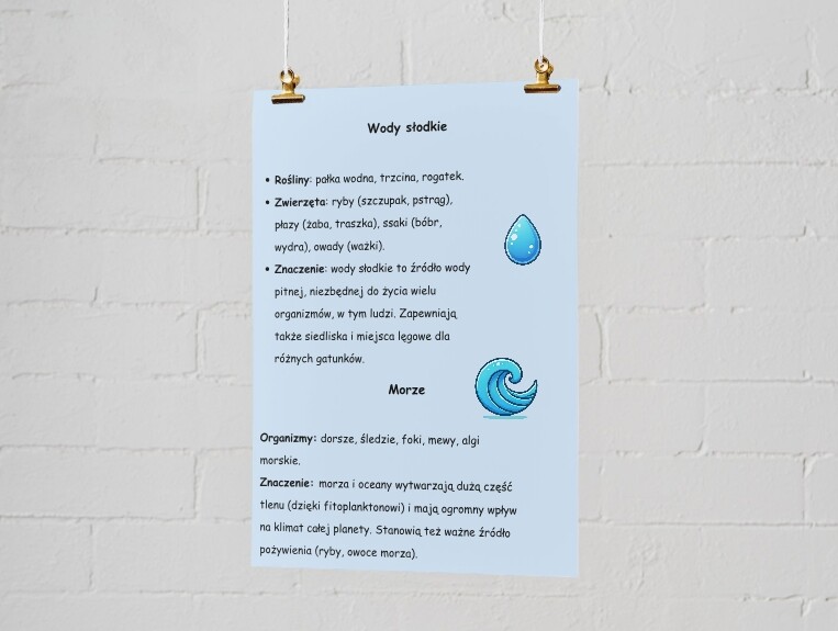 Bioróżnorodność. Rożne typy ekosystemów (łąka, lasy, wody słodkie, morza).