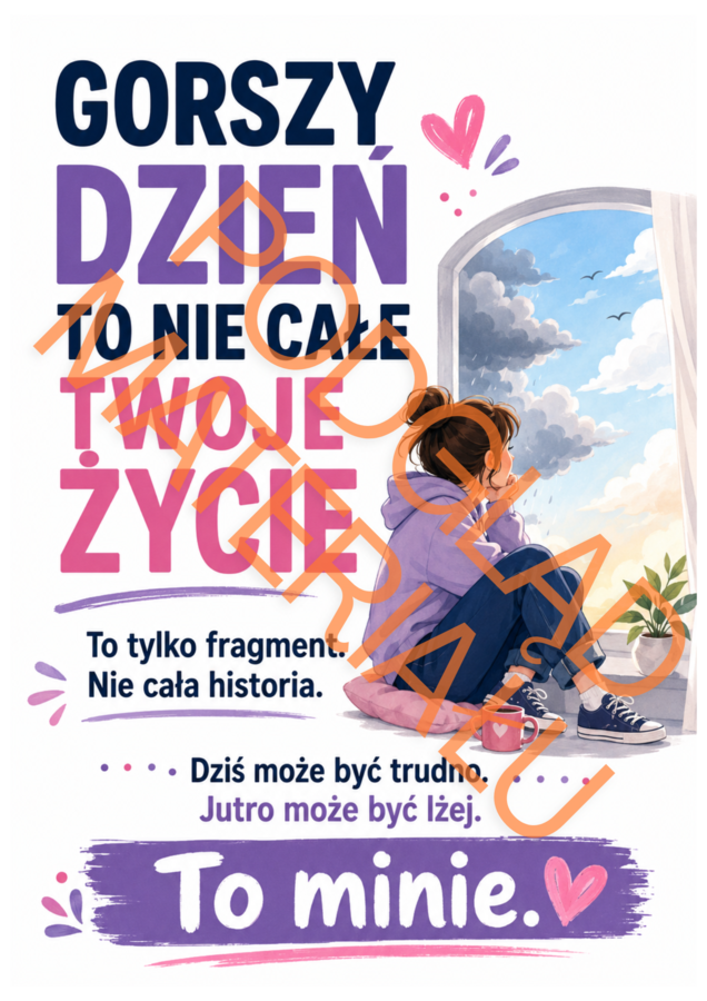 MASZ PRAWO CZUĆ – emocje, dobrostan i wsparcie | 30 plakatów + godzina wychowawcza + karty pracy | klasy 4–8 i szkoły ponadpodstawowe