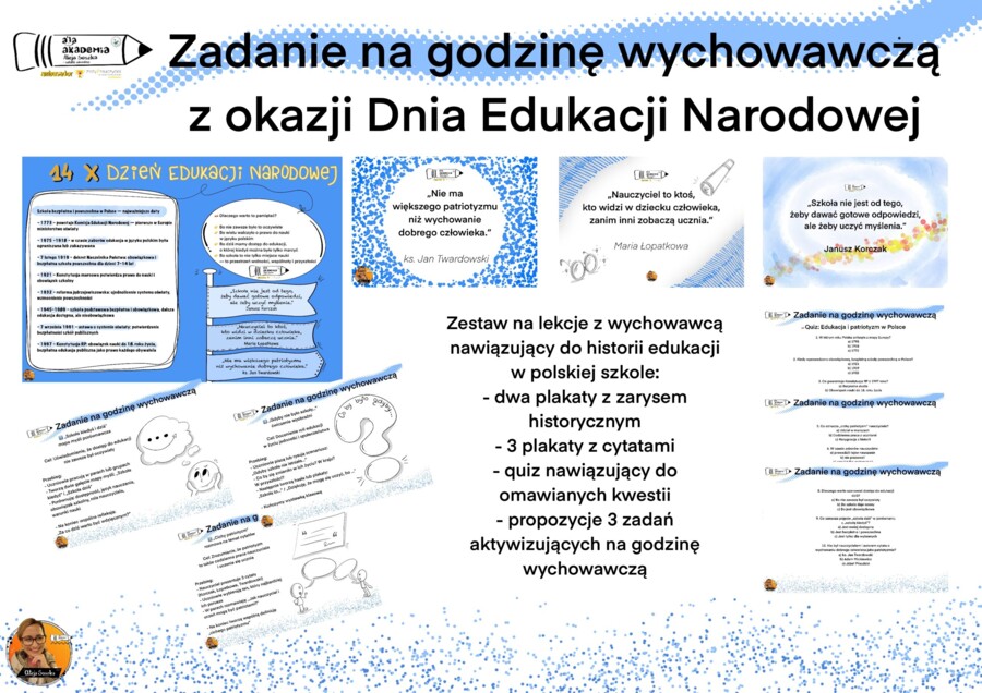 📘 „Szkoła kiedyś i dziś” – gotowy zestaw wychowawczy na Dzień Edukacji Narodowej