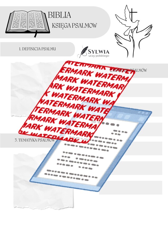 📒 Notatnik maturalny - Biblia (wprowadzenie, Księga Rodzaju, Księga Hioba, Księga Psalmów, Księga Koheleta, Apokalipsa św. Jana)