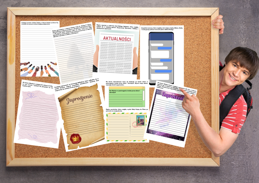 Zeszyt z zadaniami redakcyjnymi dla klas 4-8, cz.1