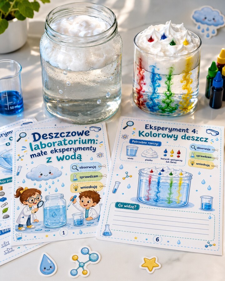 Deszczowe laboratorium: małe eksperymenty z wodą