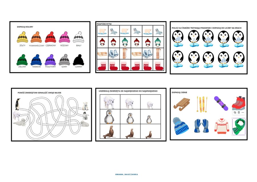 Zimowa książeczka aktywizująca