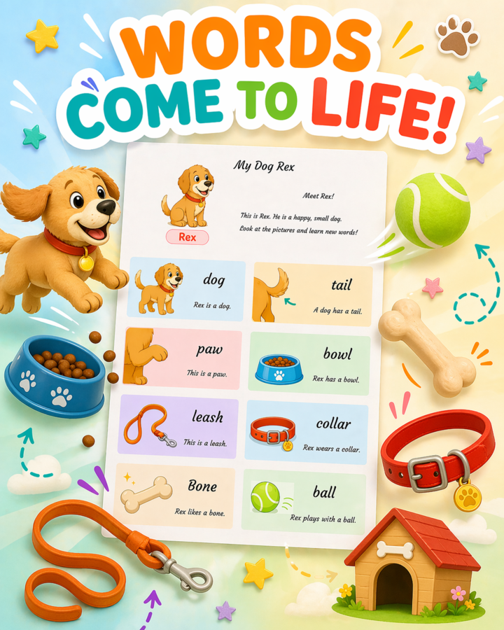 My Dog Rex – picture dictionary