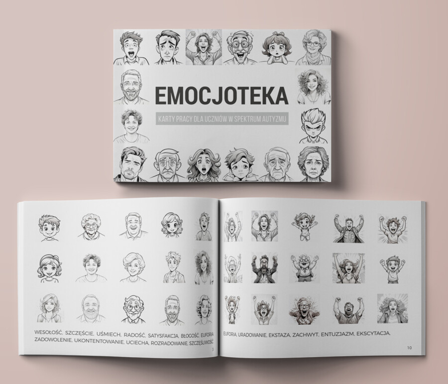 Emocjoteka - przewodnik po emocjach - spektrum autyzmu