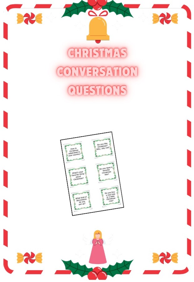 Christmas conversation cards