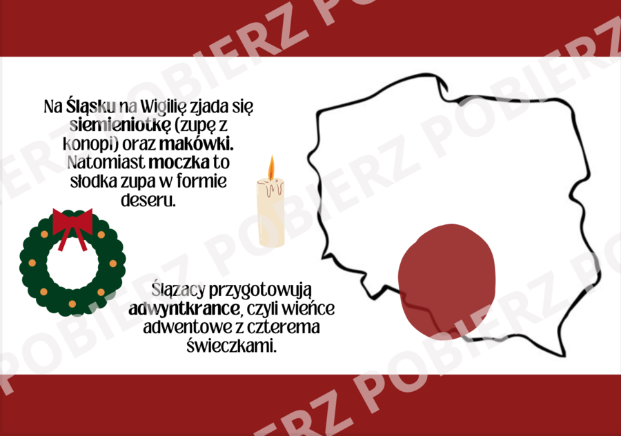 Świąteczny przegląd zwyczajów w Polsce – gazetka szkolna