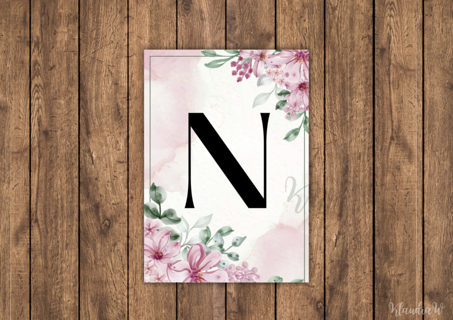 Girlanda - cały alfabet