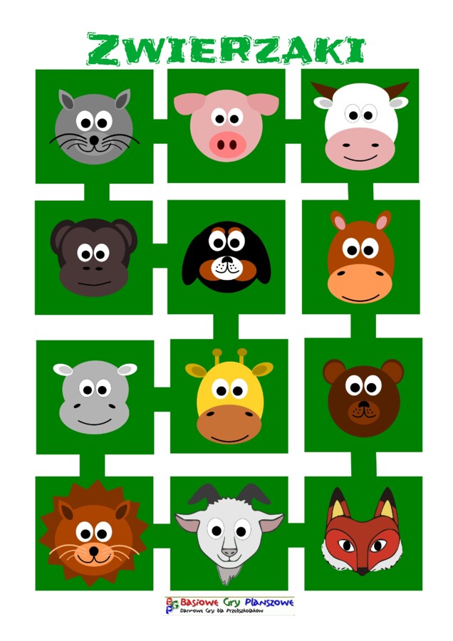 Zwierzaki – Gra planszowa