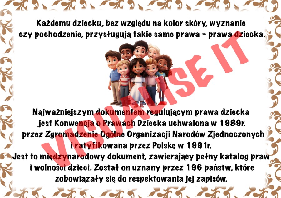 Gazetka PRAWA DZIECKA MIĘDZYNARODOWY DZIEŃ PRAW DZIECKA 20 listopada