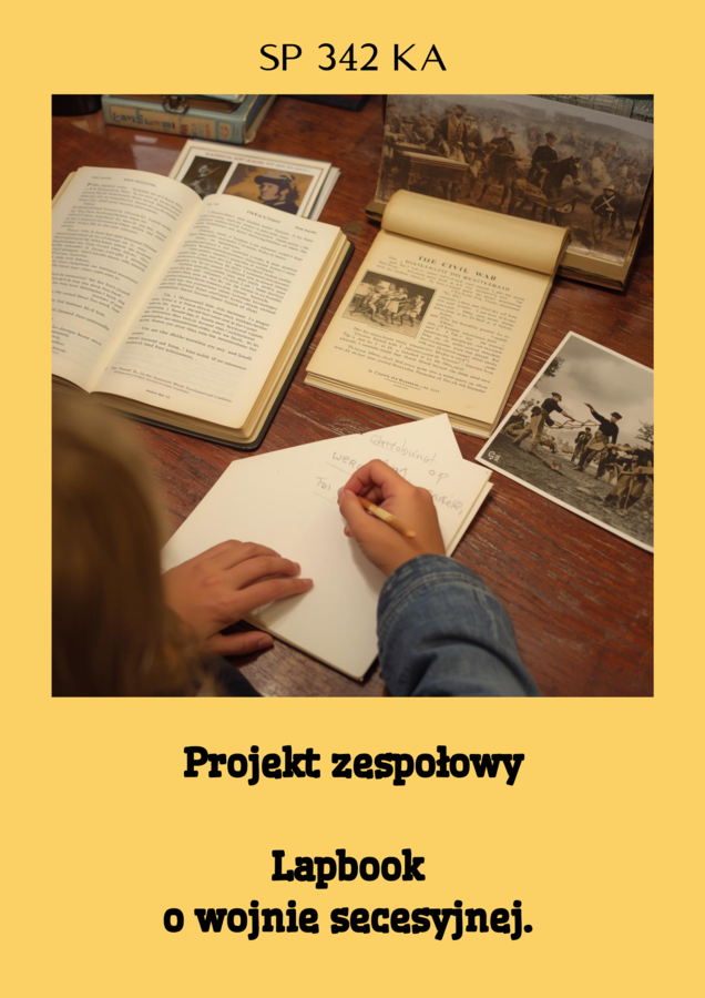H711 lapbook wojna secesyjna