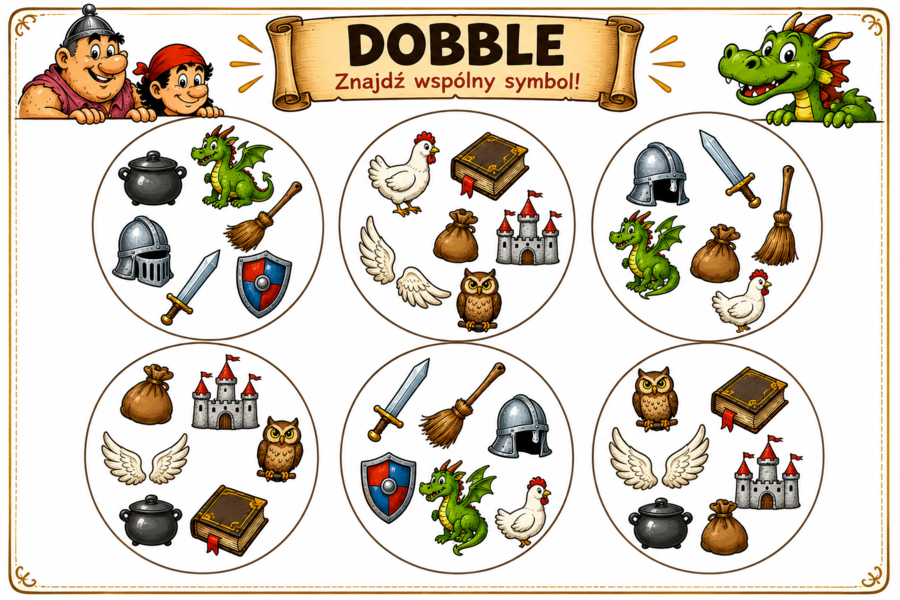 Dooble z lektur kolorowe