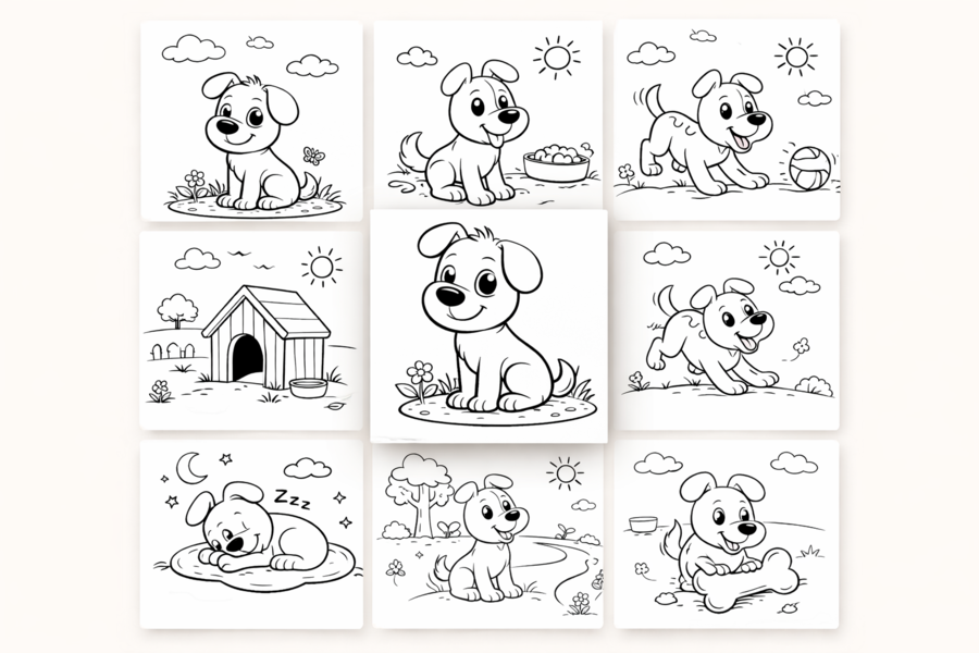 Pokoloruj Reksia. [Kolorowanki]