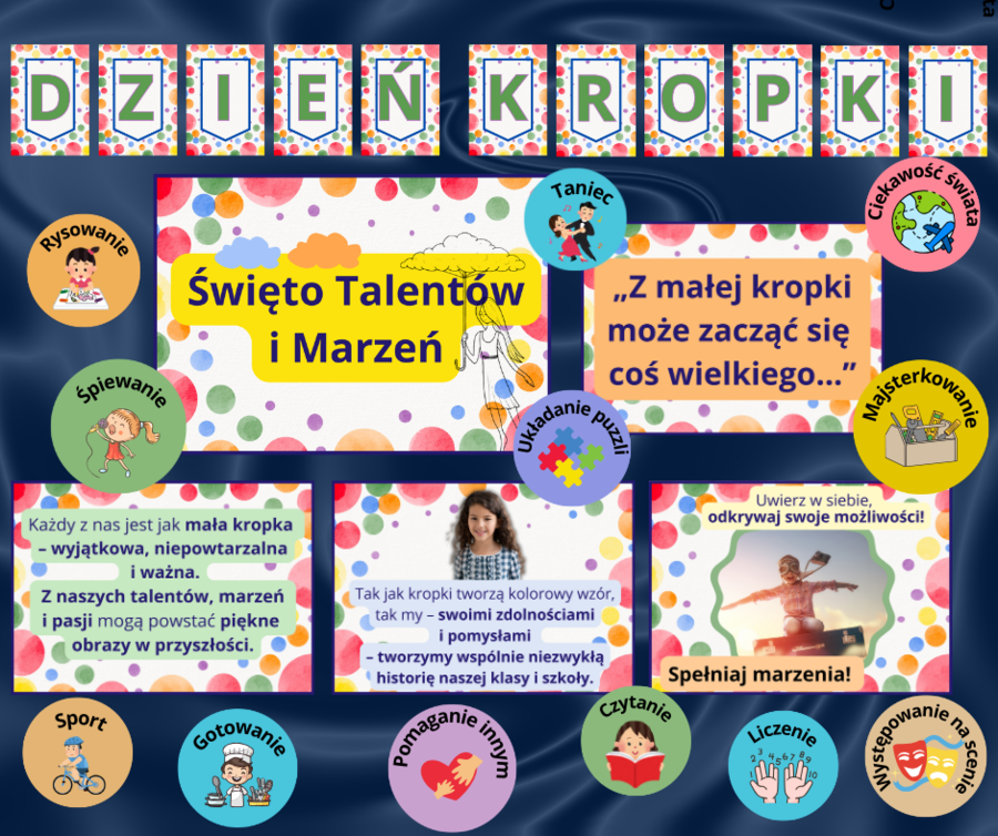 Zestaw edukacyjny „Święto Talentów i Marzeń – Dzień Kropki”