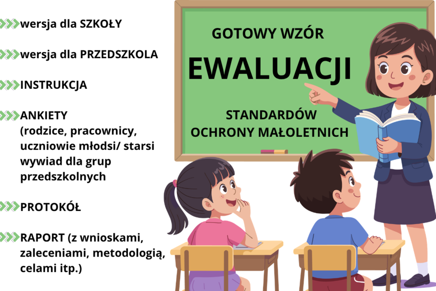 Ewaluacja Standardów Ochrony Małoletnich w przedszkolu/ szkole; raport