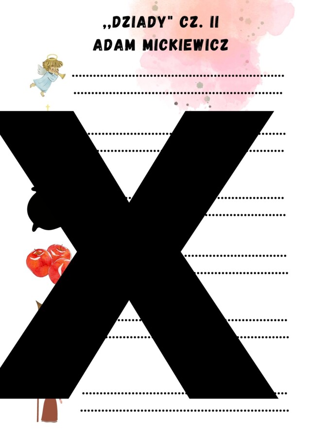 ,,Dziady" cz. II - plansza na wprowadzenie + odpowiedzi! Egzamin!