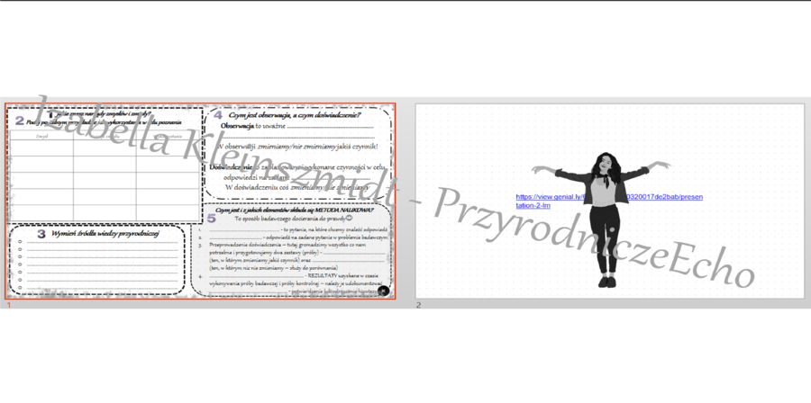 Karta pracy „Jak poznawać przyrodę” + gratisowy link do lekcji multimedialnej (pomysłu na lekcję) niekomercyjnej wykonanej w genial.ly do indywidualnego pobrania i użycia do celów niekomercyjnych. Przyroda 4, dział I „Poznajemy warsztat przyrodnika”