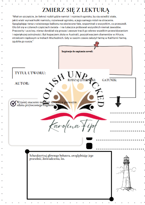 Zmierz się z lekturą "Latarnik" Henryk Sienkiewicz