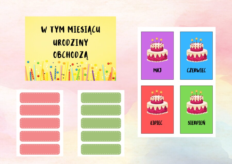 Kalendarz urodzinowy.