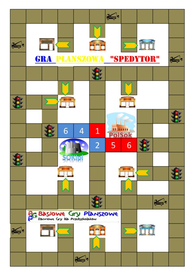 Spedytor – Gra planszowa