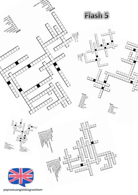 Flash 5 – Module 3 – krzyżówki
