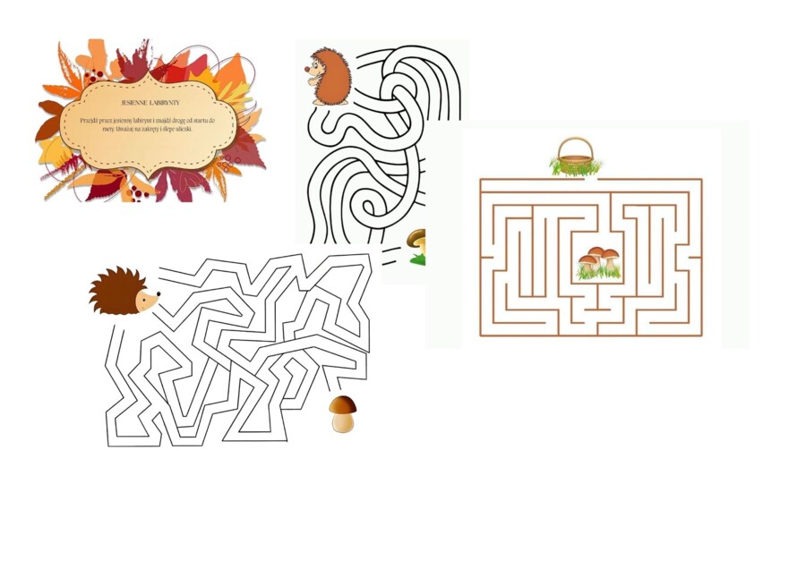 PIERWSZY DZIEŃ JESIENI - JESIENNY ZESZYT AKTYWNOŚCI