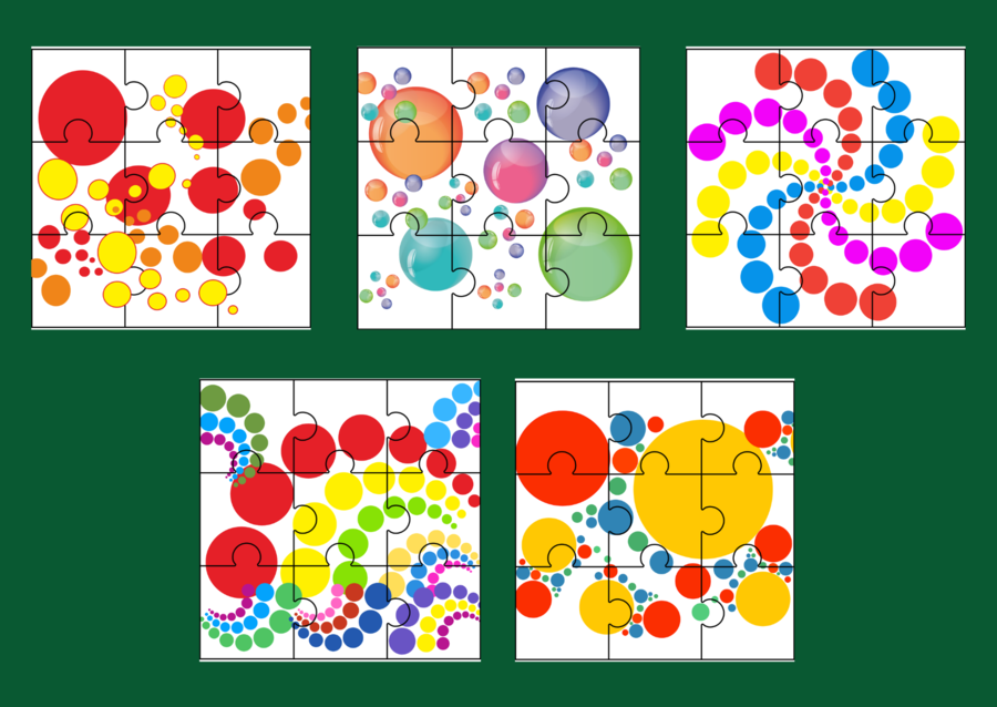 DZIEŃ KROPKI – PUZZLE – 10 obrazków