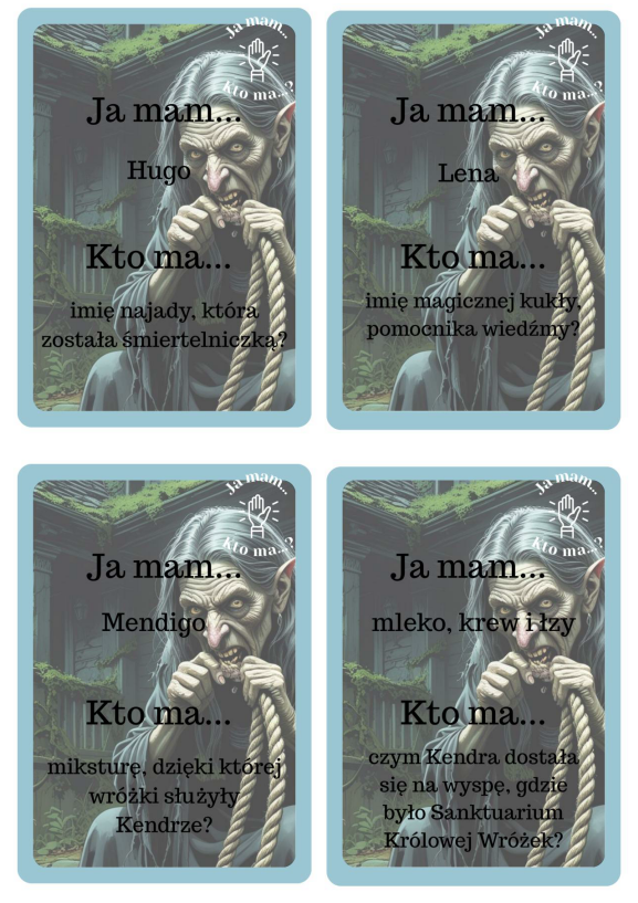 Karty Ja mam... Kto ma...? Baśniobór, lektura uzupełniająca