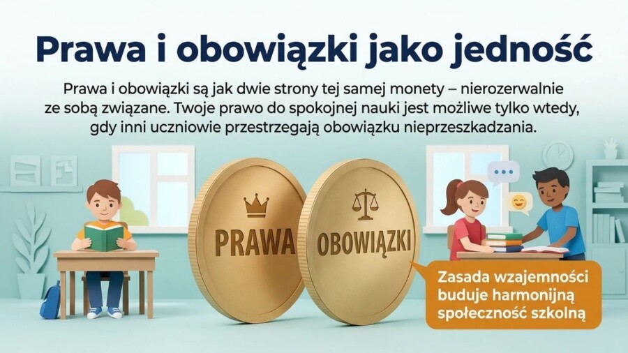 Prawa i obowiązki ucznia – prezentacja edukacyjna/gazetka (17 slajdów)