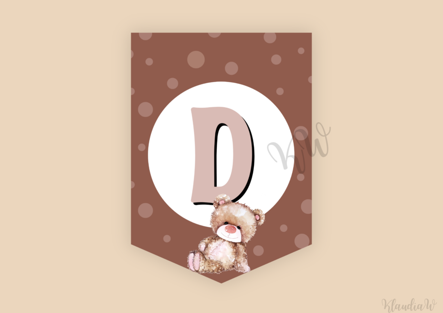 Girlanda na Dzień Pluszowego Misia