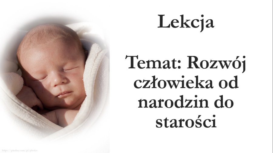 Klasa 7 - Rozwój człowieka od narodzin do starości - prezentacja