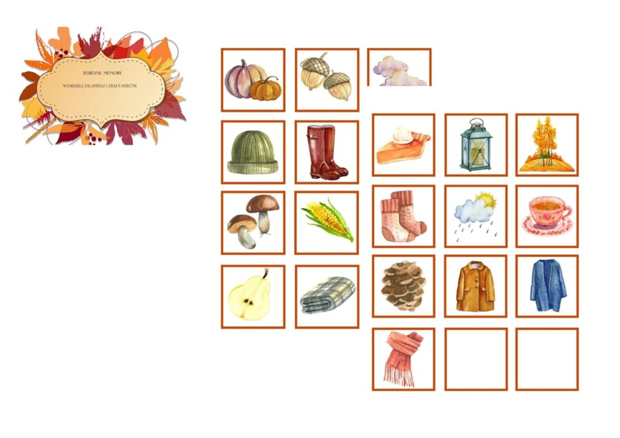 PIERWSZY DZIEŃ JESIENI - JESIENNY ZESZYT AKTYWNOŚCI