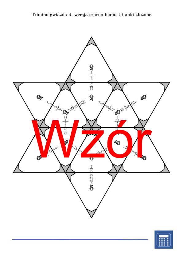 Trimino - Ułamki złożone | matematyka