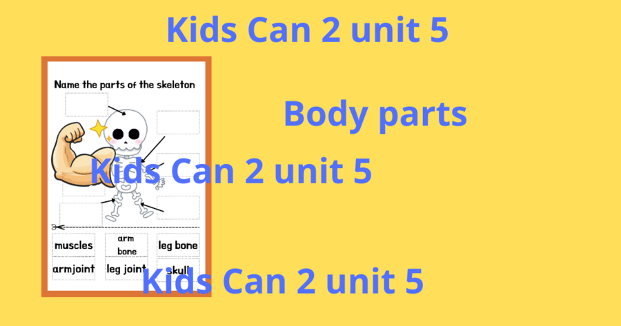 Kids Can 2 unit 5 human body