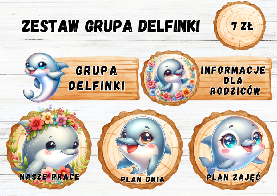 ZESTAW GRUPOWY GRUPA DELFINKI