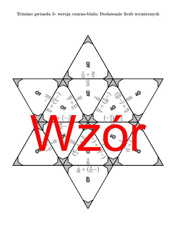 Trimino - Dodawanie liczb wymiernych | matematyka