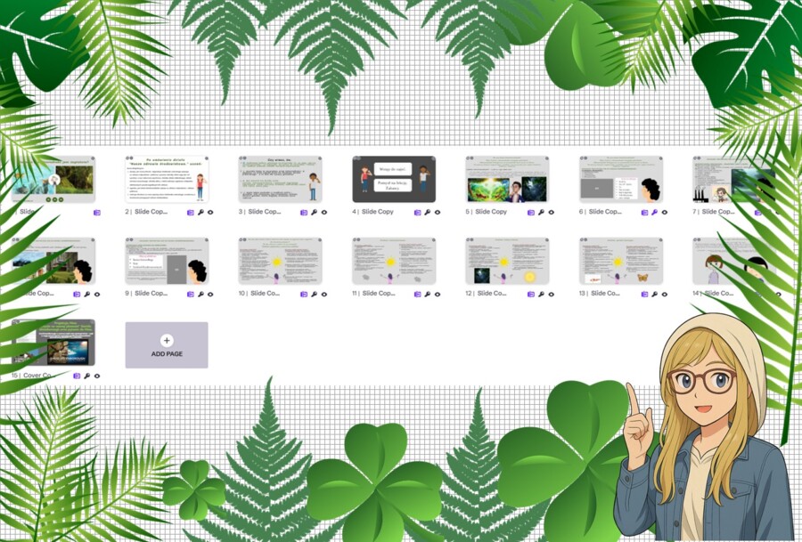 Prezentacja multimedialna w genial.ly do edycji „Dlaczego bioróżnorodność jest zagrożona?". Edukacja zdrowotna. Klasa 7. Dział „Nasze zdrowie środowiskowe”.