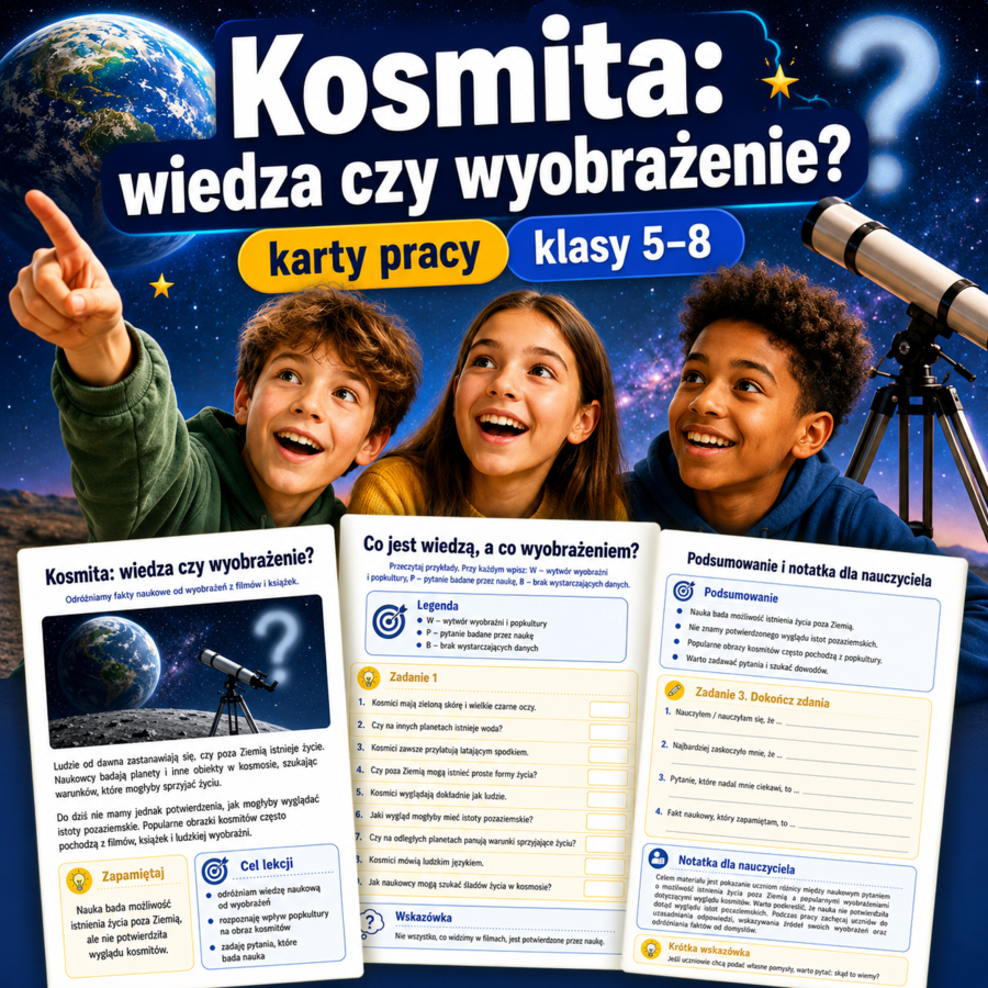 Kosmita: wiedza czy wyobrażenie?
