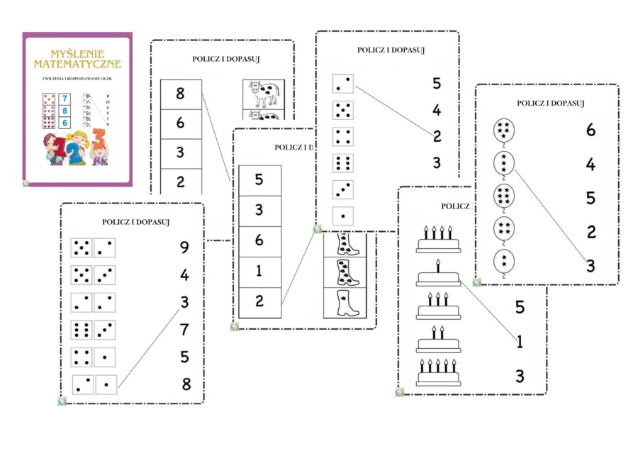 MYŚLENIE MATEMATYCZNE - ĆWICZENIA I ROZPOZNAWANIE LICZB