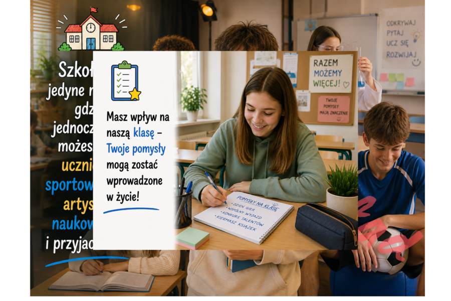 Dlaczego warto chodzić do szkoły? – gazetka klasowa i korytarzowa 🏫✨