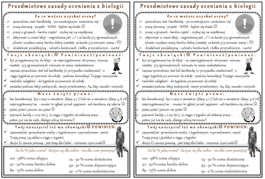 Przedmiotowe zasady oceniania w power point (pptx) do edycji. Przedmiotowy system oceniania.