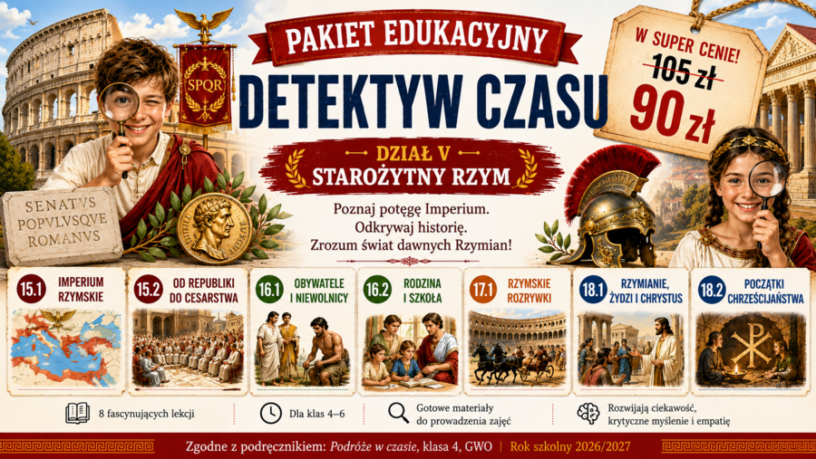 Historia 4 - PAKIET Starożytny Rzym- dział 6-  GWO 26/27