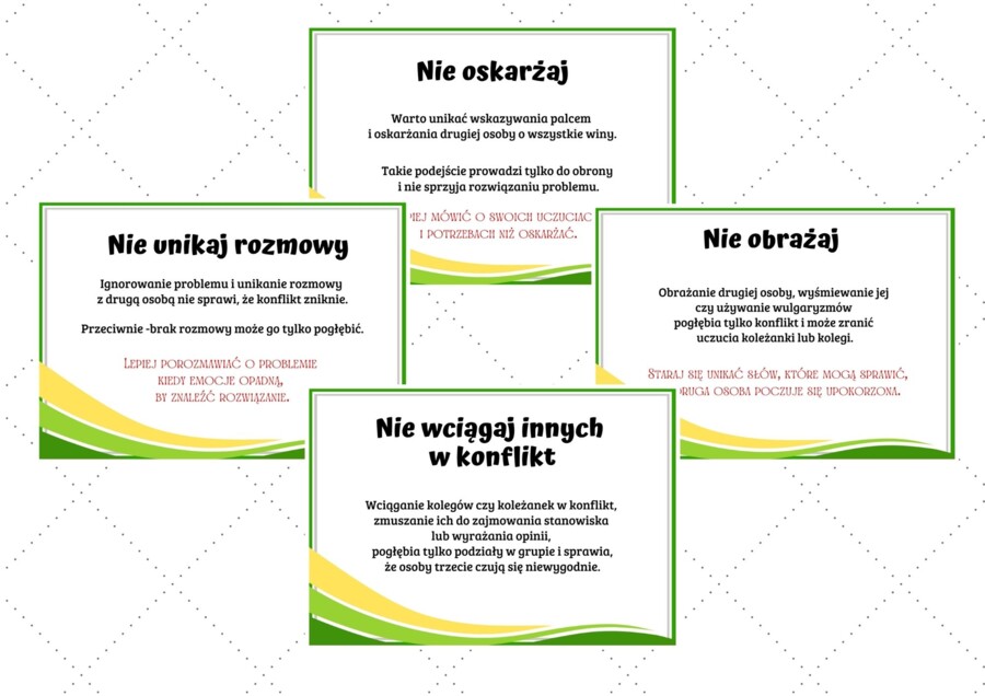Konflikt z koleżanką/kolegą ze szkoły. Czego NIE robić?