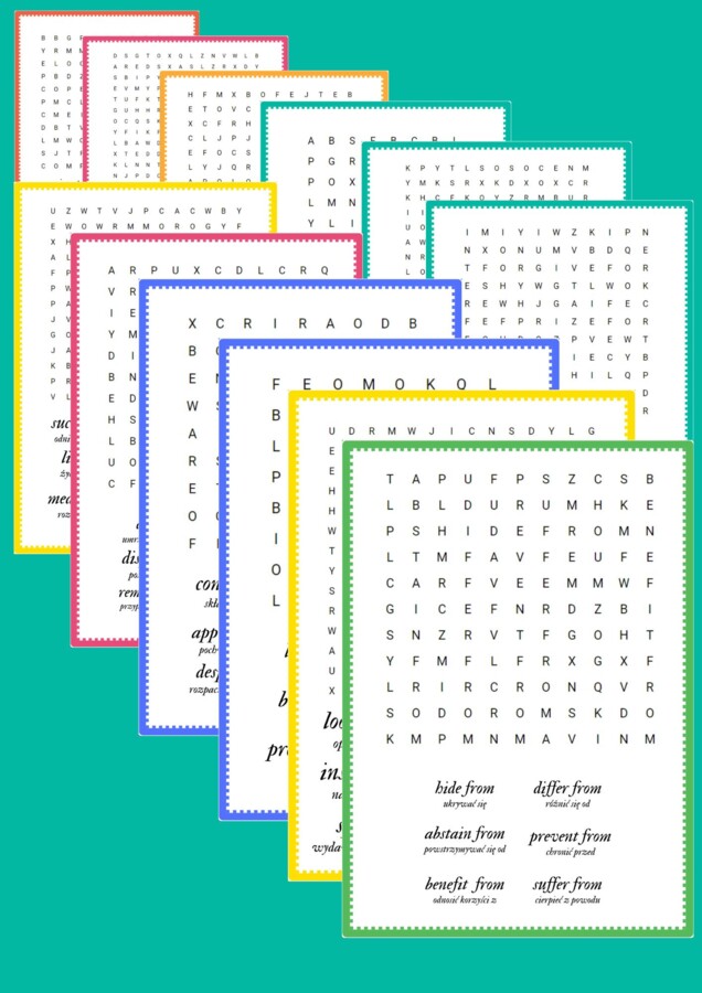 Angielski czasownik + przyimek