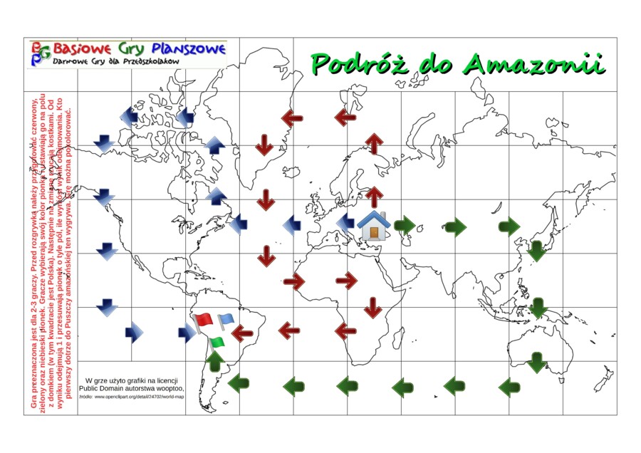 Podróż do Amazonii – Gra planszowa