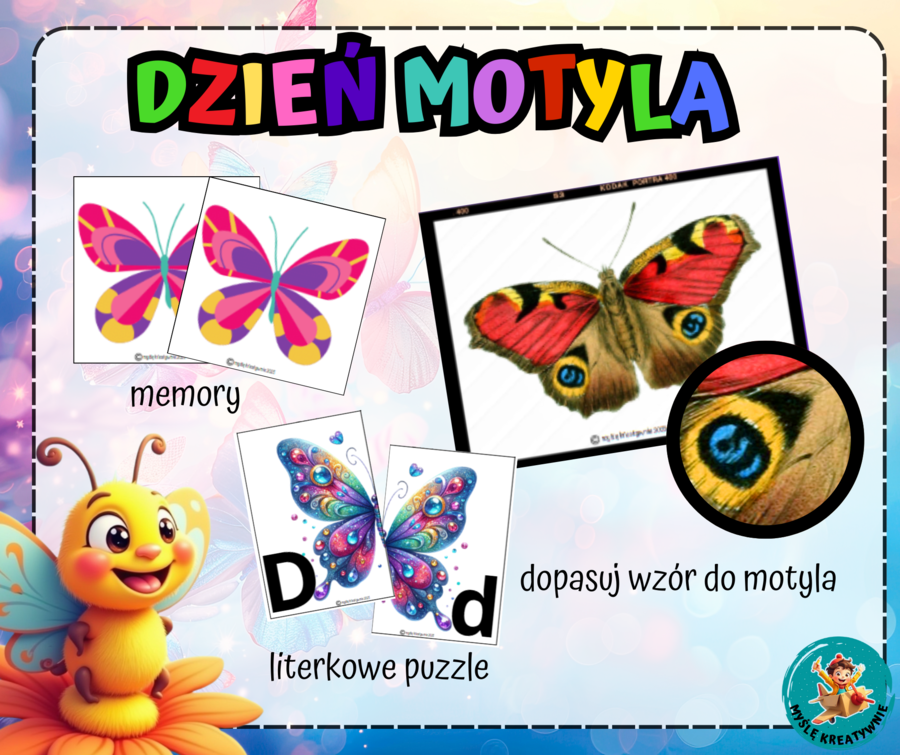DZIEŃ MOTYLA - PREZENTACJA + PAKIET MATERIAŁÓW