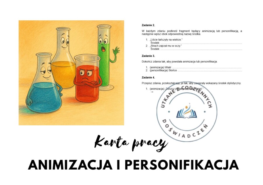 KARTA PRACY — ANIMIZACJA I PERSONIFIKACJA