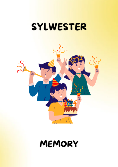 Memory na Sylwestra – Edukacyjne Karty do Zabaw Sylwestrowych dla Przedszkolaków