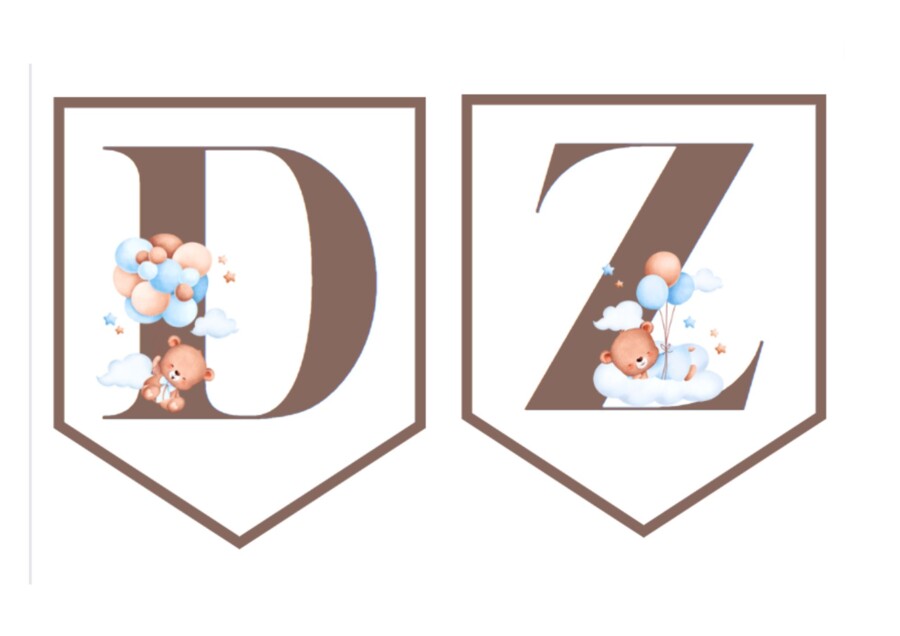 Girlanda, napis- Dzień Pluszowego Misia